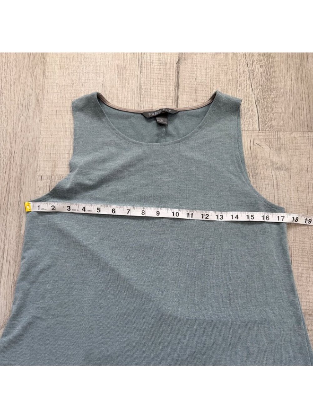 Free Fly Womens Size L Sleeveless Dress Blue Bamboo Tank Dress Lightweight - Picture 6 of 8